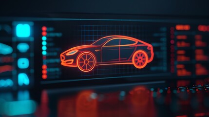 Digital interface for smart car management, digital, automotive application