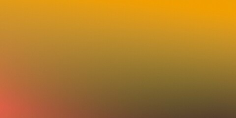 The image is a gradient background, starting with pink and orange at the top, yellow and green in the middle, and dark green at th Grainy noise texture gradient background banner poster header design