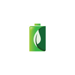 Electric Vehicle Battery logo company design template