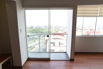 Balcony view of apartment building