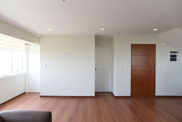 empty room with walls