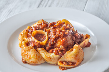 Pasta with Bolognese sauce