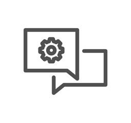 Setting and controls related icon outline and linear vector.	
