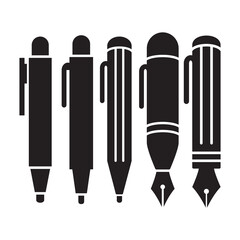 Pen Tool Icon Vector Illustration Flat Design