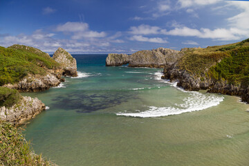 Bellerin Cove in Pechon, Cantabria
