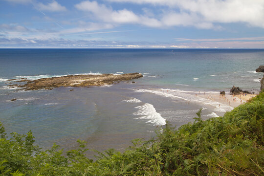 Amio Beach in Pechon, Cantabria