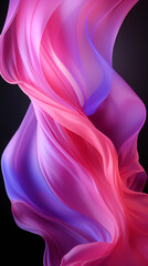 Naklejka premium Amazing wave purple gradient.