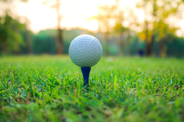 golf ball bokeh light background
