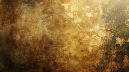 Grungy textured abstract background with earthy golden tones