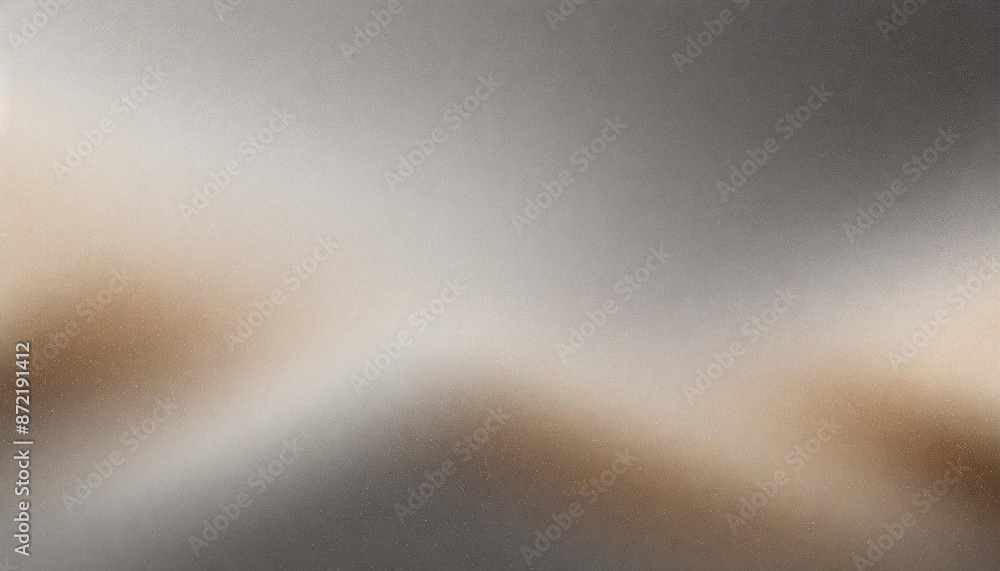 Poster beige gray silver metal abstract background texture with gradient, minimalistic wallpaper banner wit