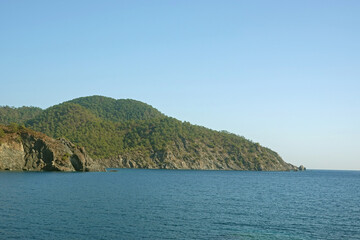 Naklejka premium The panorama from the Lycian Way, Turkey 