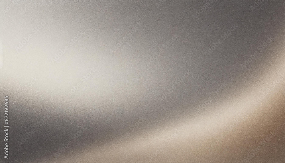 Poster beige gray silver metal abstract background texture with gradient, minimalistic wallpaper banner wit