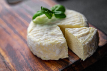 goat cheese natural fresh appetizer meal food snack on the table copy space food background rustic top view
