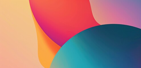 Abstract painting with vibrant colors. AI.