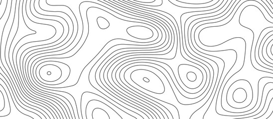 White topology and topography vector design abstract background contour map texture for print works
