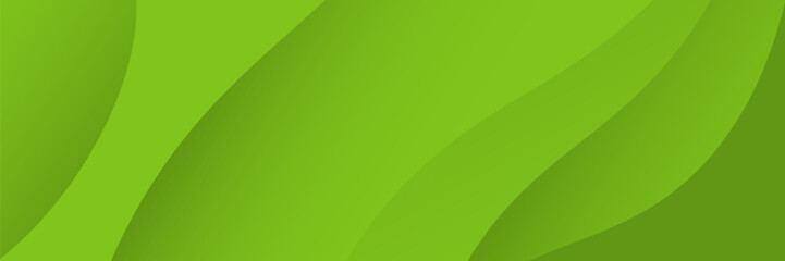 Vector green line background curve element with white space for text and message design, overlapping layers, vector