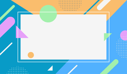 Obraz premium Abstract geometric background vector template