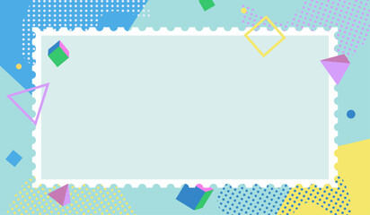 Abstract geometric background vector template