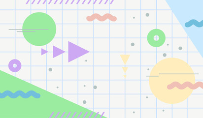 Abstract geometric background vector template