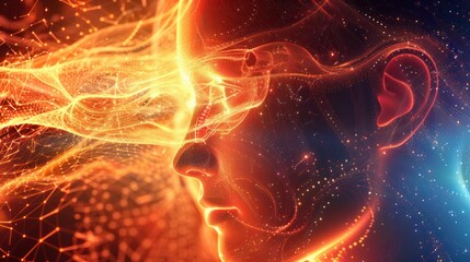 Interplay of human head silhouettes technology and fractal patterns in the context of artificial intelligence computer science and upcoming advancements