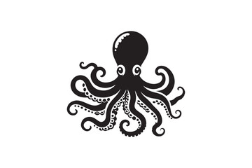 Octopas silhouette design.