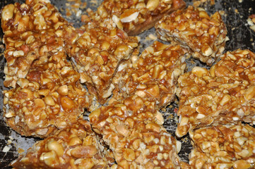 alimento doce pé de moleque 