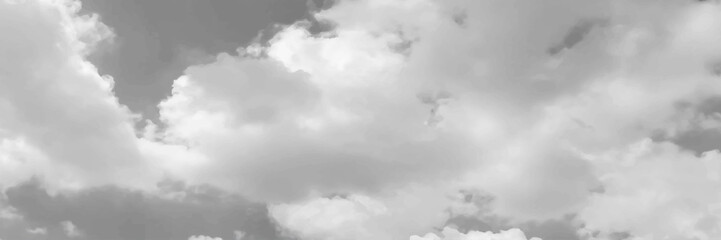 Obraz premium Black sky with white cloud. Dark background before Rainstorm. for wallpaper, backdrop and design.