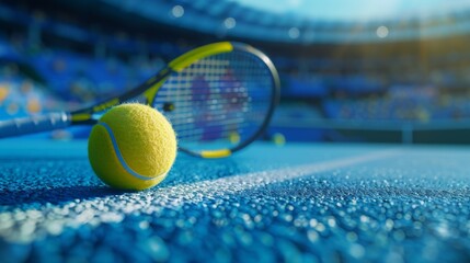 Tennis hard court background