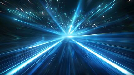 Abstract vector, futuristic energy, lights, blue, energy