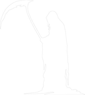 recommend clip art: Grim Reaper outline