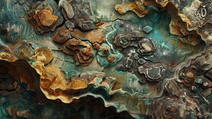 Stone textures tapestry patterns. Generative AI