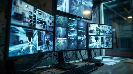 security camera screen room