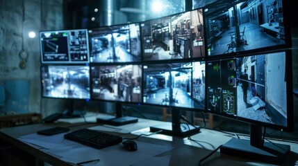 security camera screen room