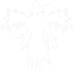 Scarecrow outline