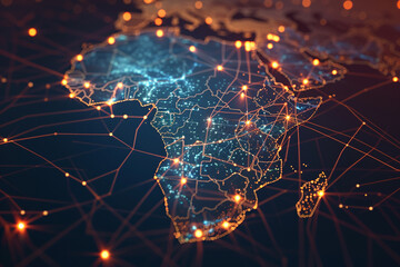 A digital representation of Africa&rsquo;s network infrastructure