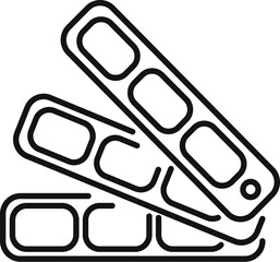 Graphic designer is choosing a color from a palette while working on a creative project