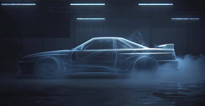 A conceptual automotive diagnostic system uses ghostly apparitions to identify and fix car problems