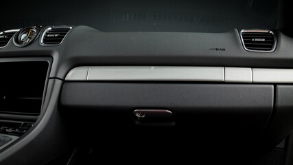 Glove box in a car