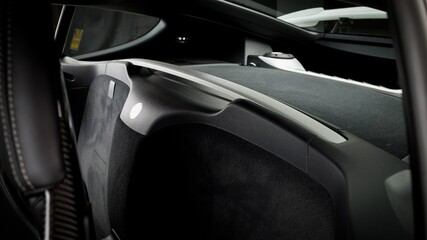 Trunk viewed from within a car