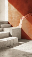 Sophisticated, minimalist backdrop product presentations, enhances appeal with high-resolution