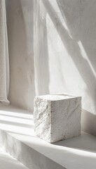 Sophisticated, minimalist backdrop product presentations, enhances appeal with high-resolution