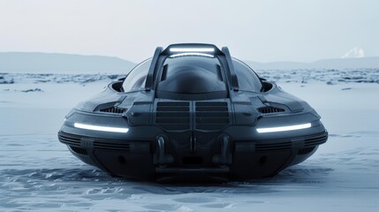 A hightech travel app allows users to book electricpowered hovercrafts that navigate through both urban and wild terrains