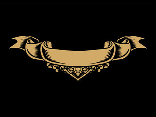 luxury frame ribbon ornament wedding decoration