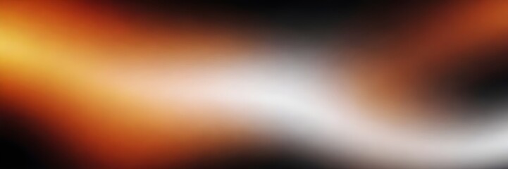 Black orange white mix ,  color gradient  abstract background shine bright light and glow , template empty space