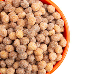 Chocolate Peanut Butter Flavored Breakfast Cereal Balls
