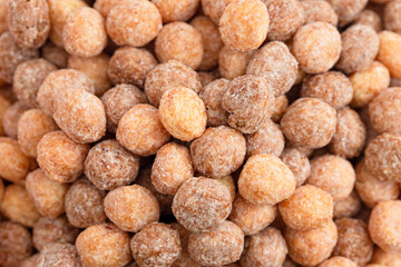Chocolate Peanut Butter Flavored Breakfast Cereal Balls