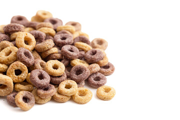 Healthy Blueberry Banana Vegetable and Fruit Flavored Breakfast Cereal Rings