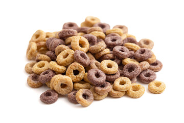 Healthy Blueberry Banana Vegetable and Fruit Flavored Breakfast Cereal Rings
