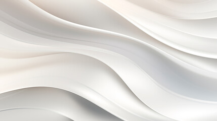 Obraz premium Abstract white wavy background with streaks of gold color. Textured backdrop. Elegant white modern architecture art.