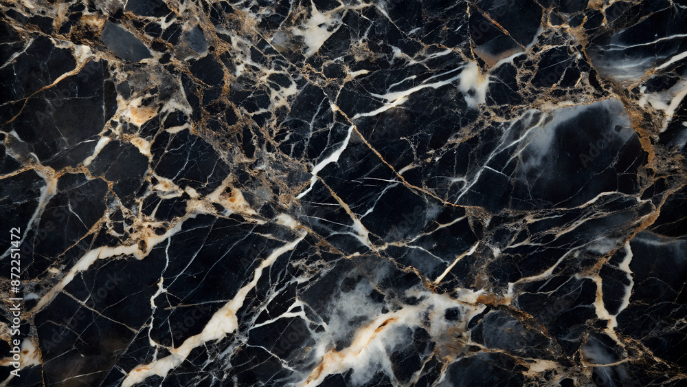 Poster Black marble texture for your design.
